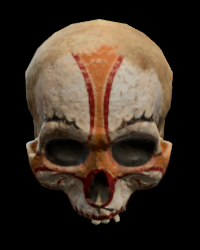 Ingame model of the first painted skull variant.