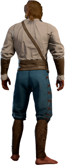 Swarthy Wayfarer in Cream High Elf Back