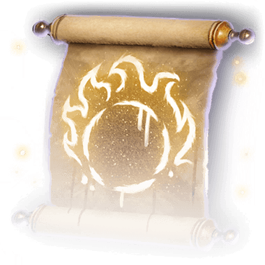 File:Scroll of Flaming Sphere Faded.png