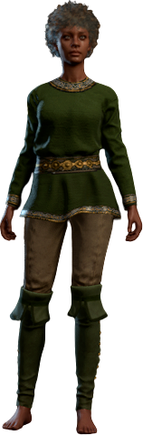 Snugglesome Green Shirt Human Front