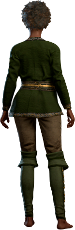 Snugglesome Green Shirt Human Back