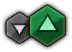 The in-game symbol for advantage.
