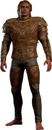 Leather Armour +2 High Elf Front