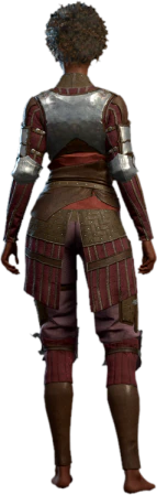Half Plate Armour Human Back