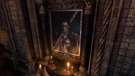 Portrait in the Crèche