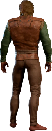 Leather Armour Half-Elf Back