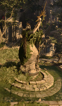 Statue at Rosymorn Monastery