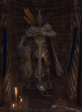 Helms statue in Stormshore Tabernacle