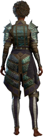 Adamantine Splint Armour Human Back