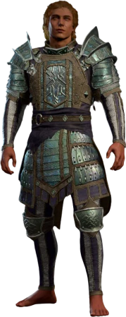 Adamantine Splint Armour High Elf Front