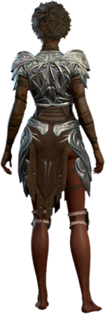 Githyanki Half Plate Leather Human Back