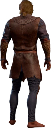 Leather Armour Rogue Half-Elf Back