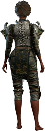 Reaper's Embrace Human Back