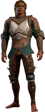 +1 Breastplate Half-Elf Front