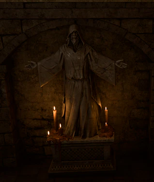 Statue of Ilmater in the Open Hand Temple