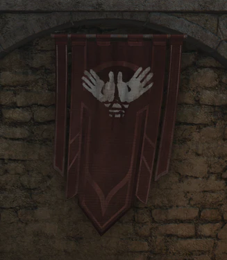 Flag of Ilmater in the Open Hand Temple