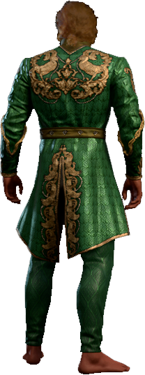 Eminent Emerald Outfit High Elf Back