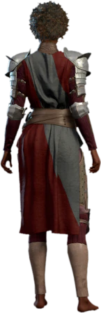 Flame Enamelled Armour Human Back