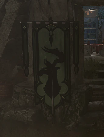 Banner of Silvanus at the Emerald Grove