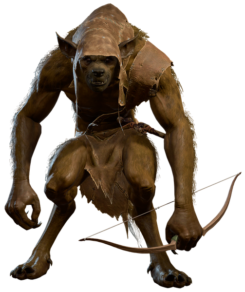 File:Gnoll Hunter Model 2.png