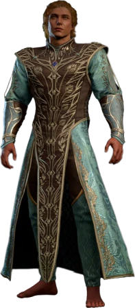 Potent Robe Half-Elf Front