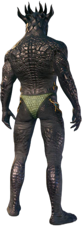 Underwear Dragonborn Back