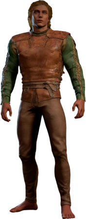 Leather Armour Half-Elf Front