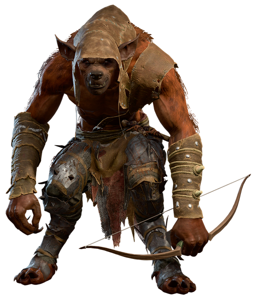 File:Gnoll Hunter Model 3.png