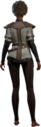 Slippery Chain Shirt Human Back