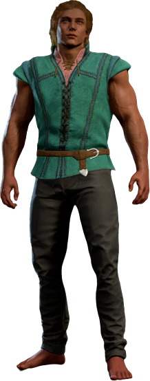 Teal Slimfit Outfit High Elf Front