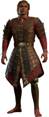 Ring Mail Armour +1 High Elf Front