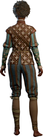 Simple Jerkin Human Back