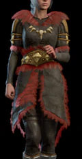 Hide Armour dyed drake general worn by Shadowheart