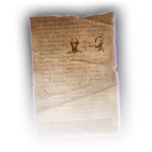 Old Baldur's Mouth Letters Page image