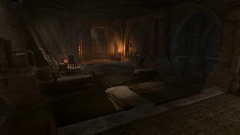 Entrance area to the sewers