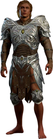 Githyanki Half Plate Leather High Elf Front