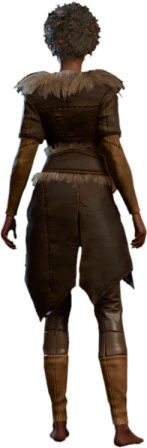 Hide Armour +1 Human Back