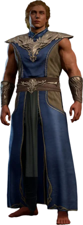 Sorcerer Robe B Half-Elf Front