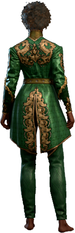 Eminent Emerald Outfit Human Back