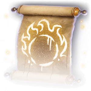 Scroll of Flaming Sphere image