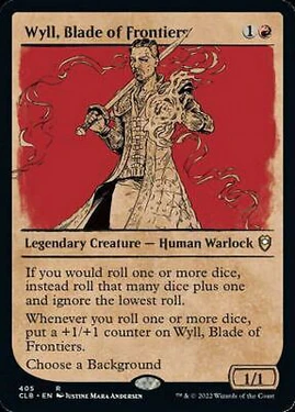 Alternate version of Commander Legends' Wyll, Blade of Frontiers