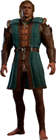 Padded Armour +1 High Elf Front