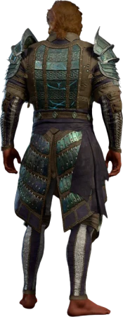 Adamantine Splint Armour High Elf Back