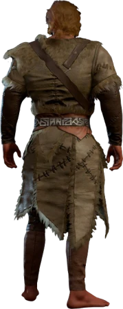 Hide Armour +2 High Elf Back