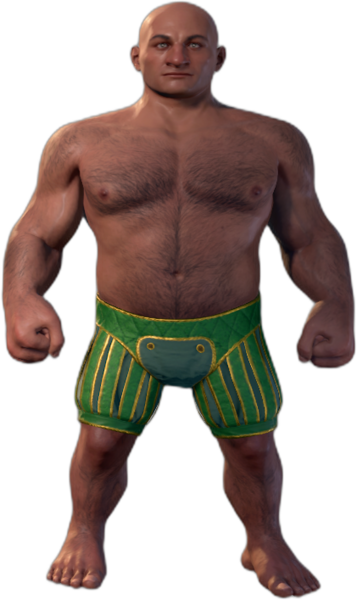 Green Underwear Dwarf Front