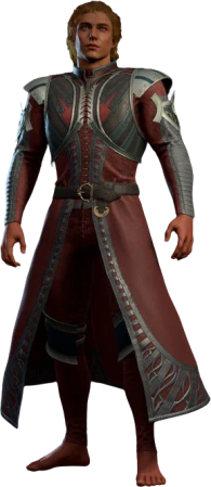 Infernal Robe Half-Elf Front