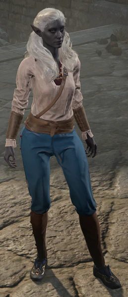 Femme Drow appearance