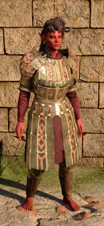 Dwarven Splintmail worn by Karlach