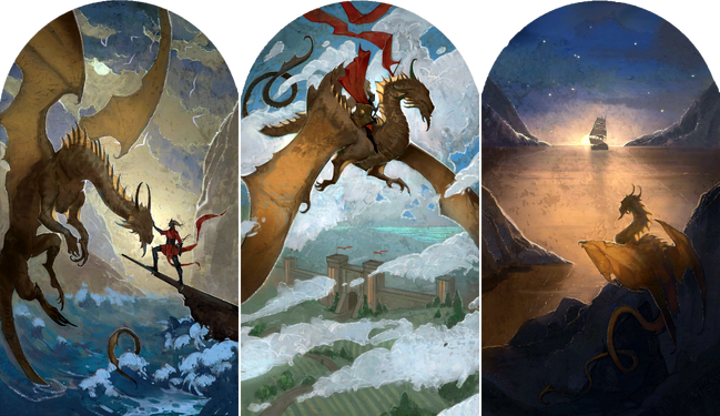 Ansur and Balduran on a triptych