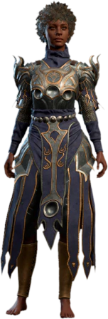 Damaged Dark Justiciar Armour Human Front